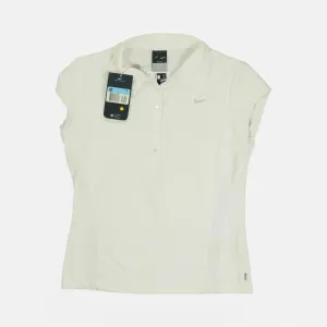 Vintage Nike White Tennis Polo Shirt Womans (M)
