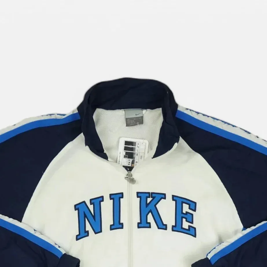 Vintage Nike White Trackjacket (XS)
