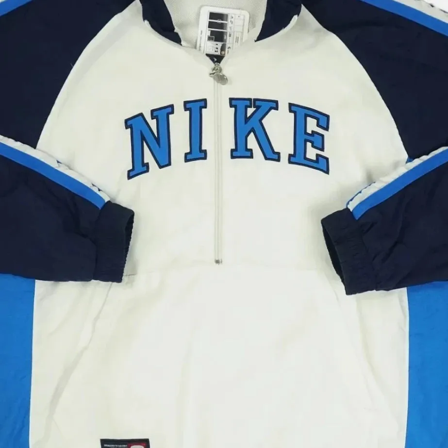 Vintage Nike White Trackjacket (XS)