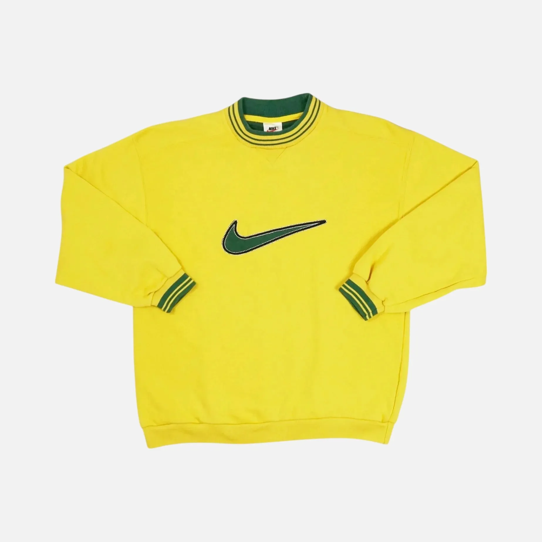 Vintage Nike Yellow Sweatshirt Womans (XXS)