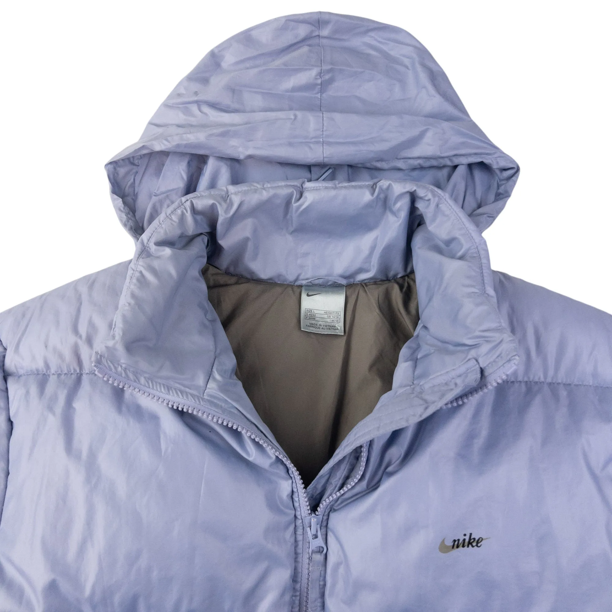 Vintage Nike Zip Up Puffer Jacket Womens Size L