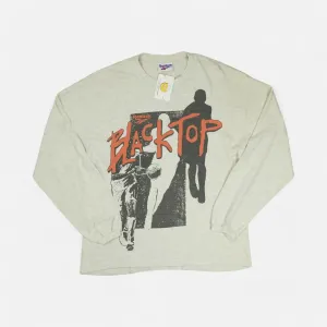 Vintage Reebok Gray Blacktop Lightweight Sweatshirt (L)