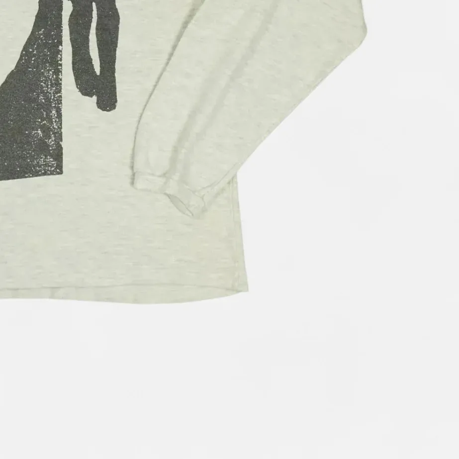 Vintage Reebok Gray Blacktop Lightweight Sweatshirt (L)