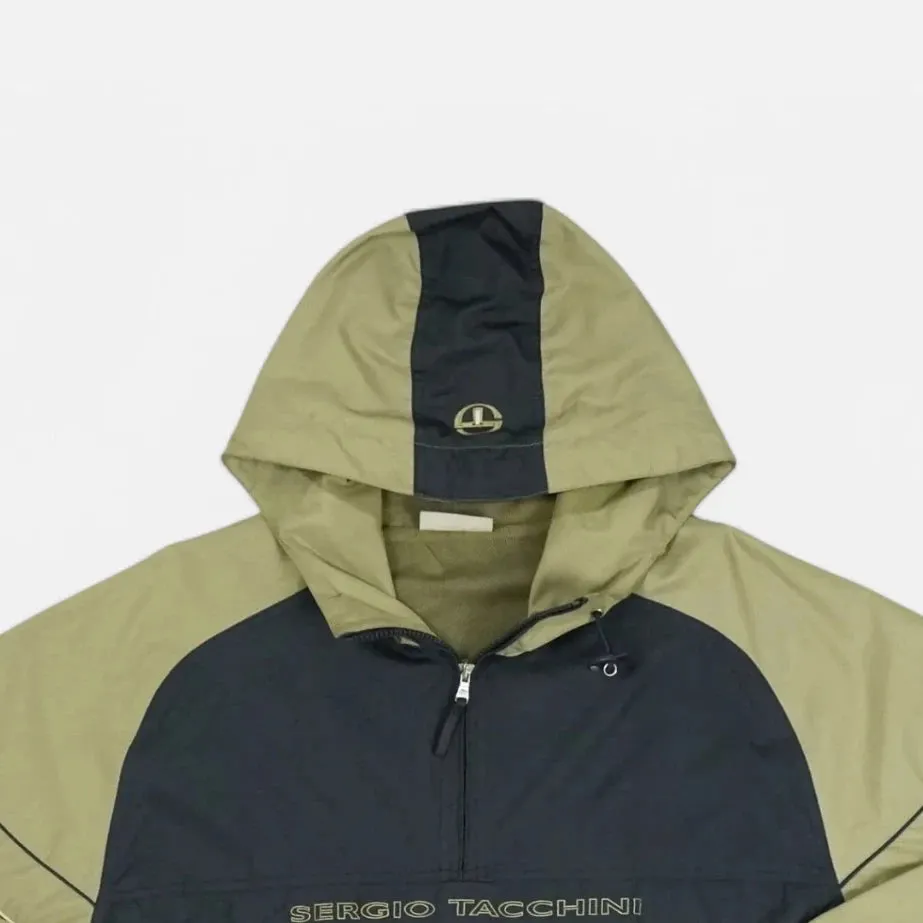 Vintage Sergio Tacchini Blue Pullover Lightweight Jacket (XL)