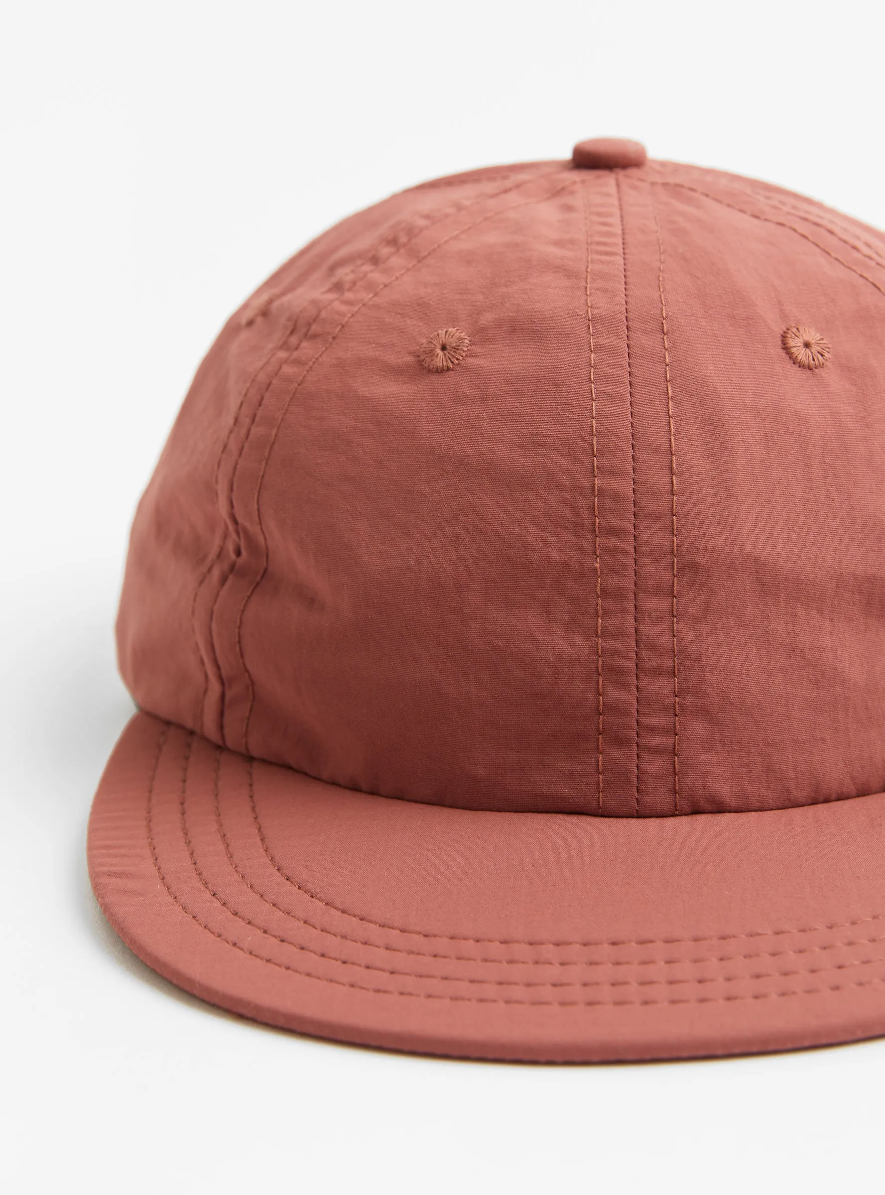 Weather Cloth 6 Panel Cap Rose
