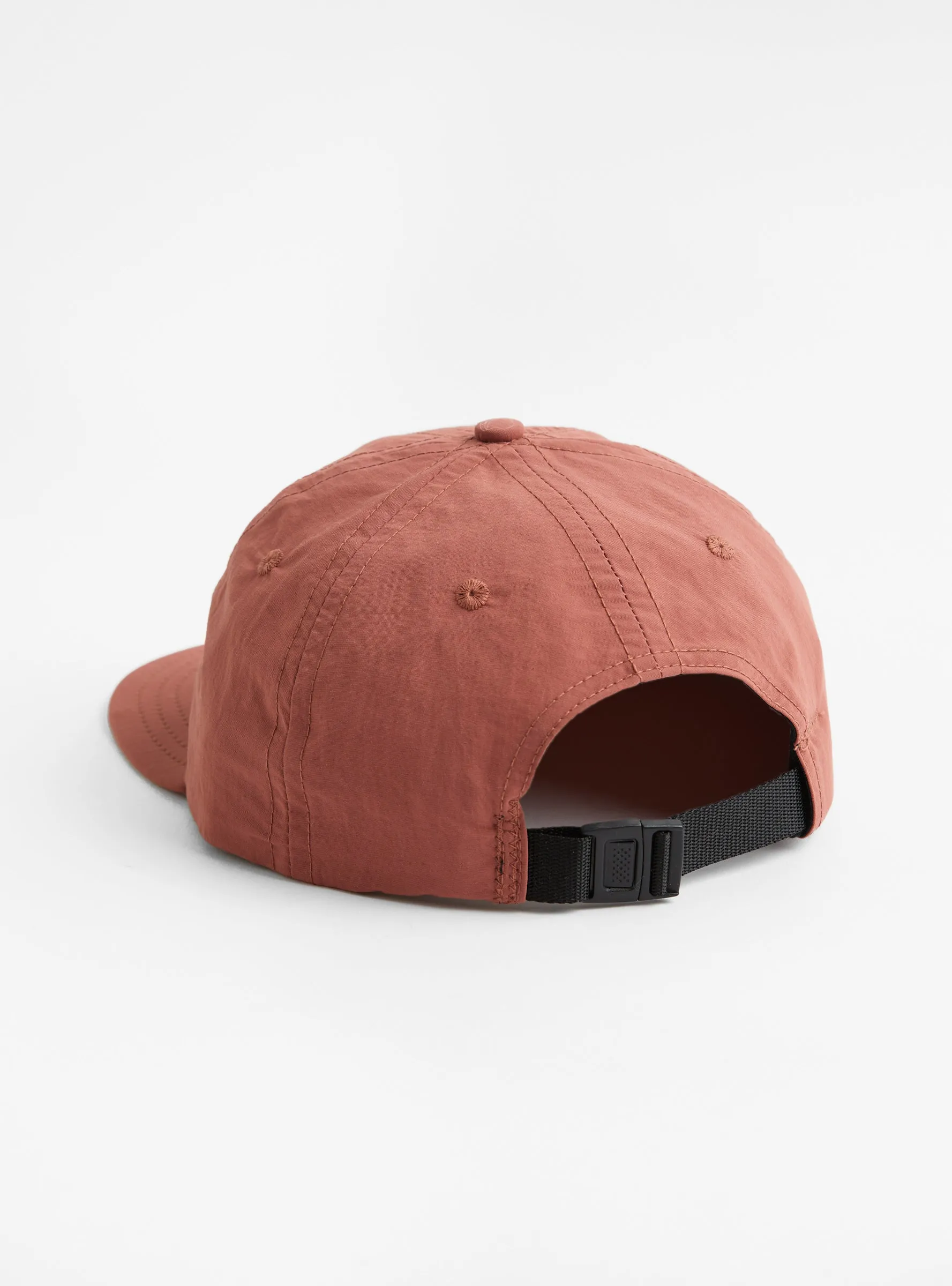 Weather Cloth 6 Panel Cap Rose