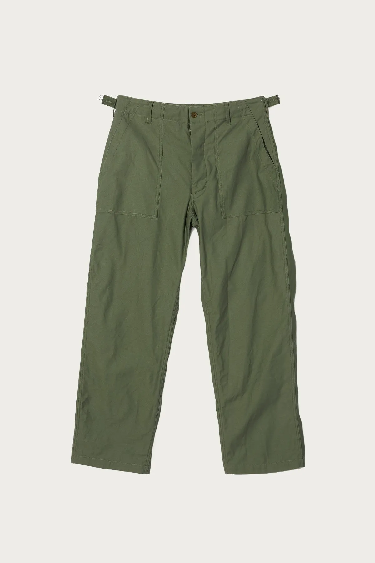 Workaday Fatigue - Olive Cotton Reversed Sateen